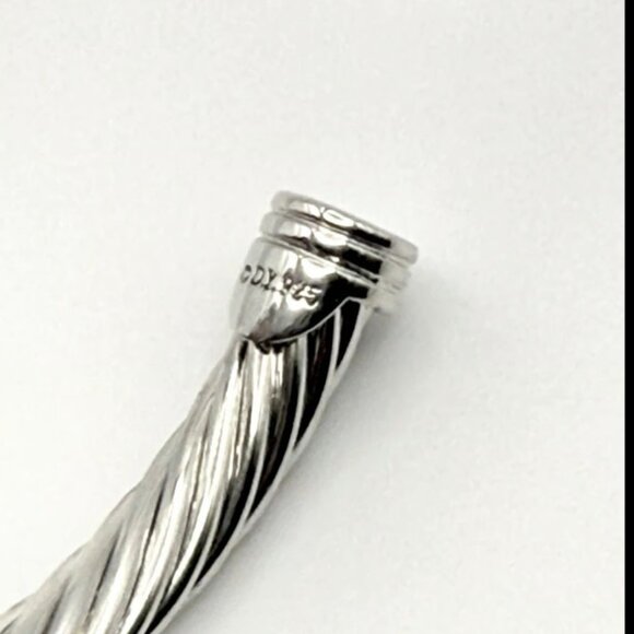 David Yurman X CLASSIC CABLE STATION BRACELET - 925 Silver with 14K Gold, 5mm - Picture 4 of 6